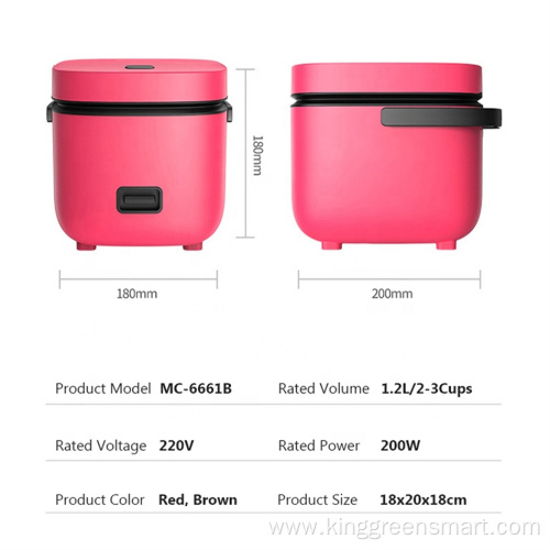 Small Size Electric Mini 1.2L Rice Cooker